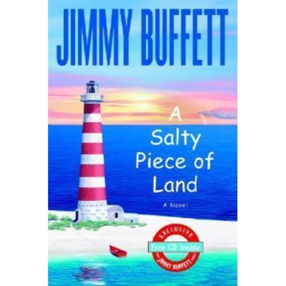 Salty Piece of Land by Jimmy Buffett (2004, Hardcover) With CD